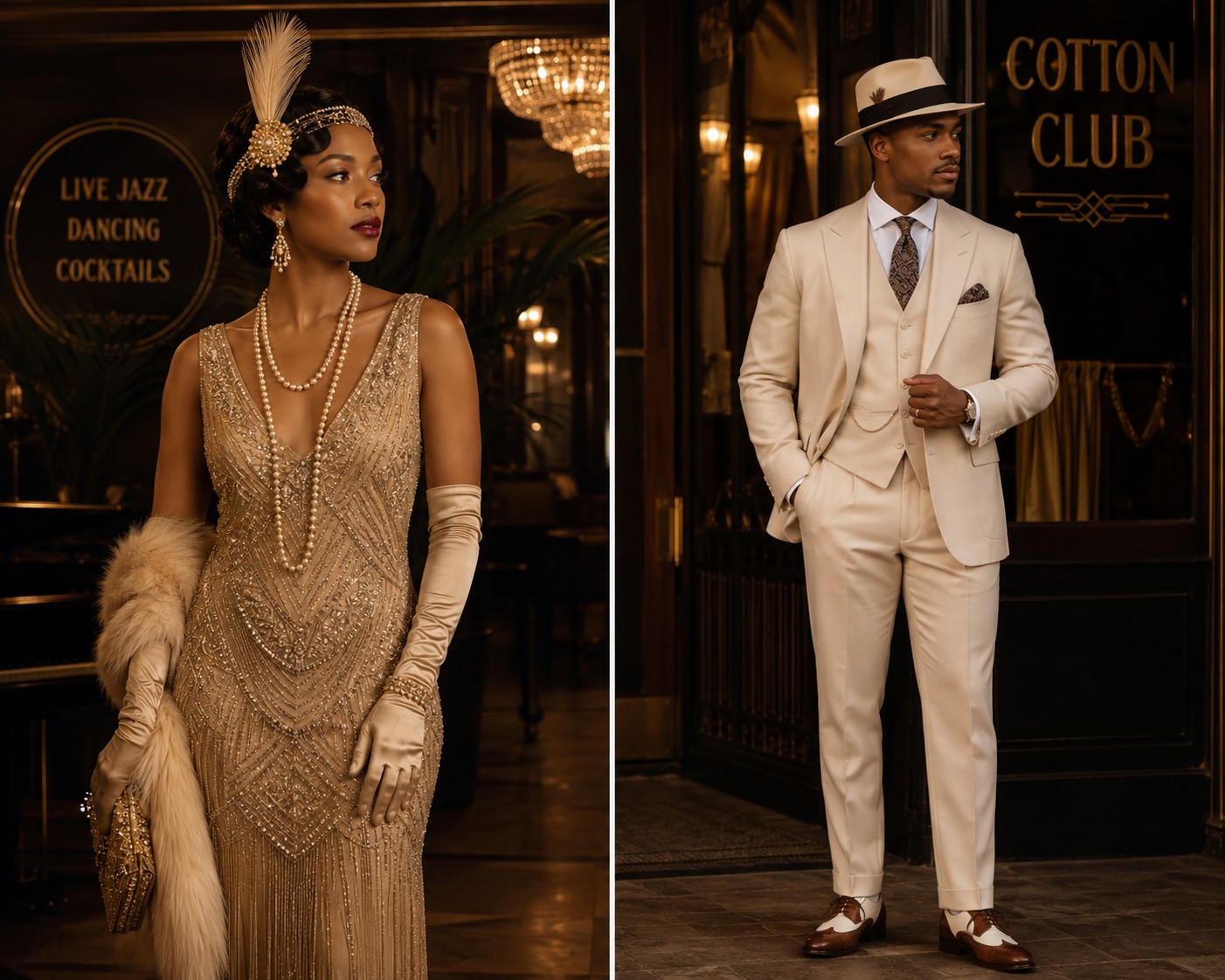 1920s and 1930s inspired wedding guest attire